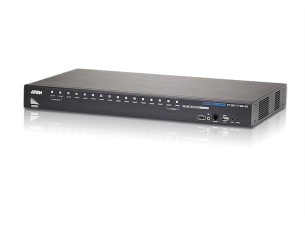 Aten KVM Switch 16-port HDMI 19" HDMI USB 2xKabel OSD 